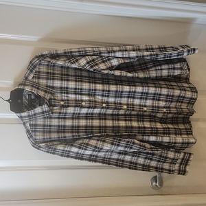 Banana Republic collar shirt in plaid